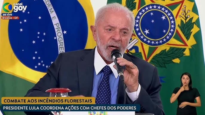 VÍDEO: Lula diz que Brasil “não estava preparado” para enfrentar incêndios