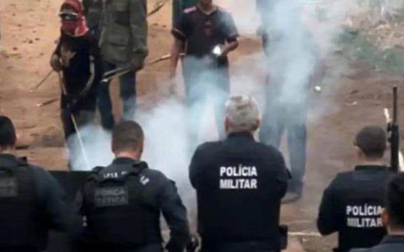Indígenas são baleados em confronto com a PM em Mato Grosso do Sul