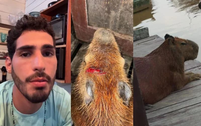 VÍDEO: Agenor Tupinambá diz que tentaram matar a capivara Filó a remadas