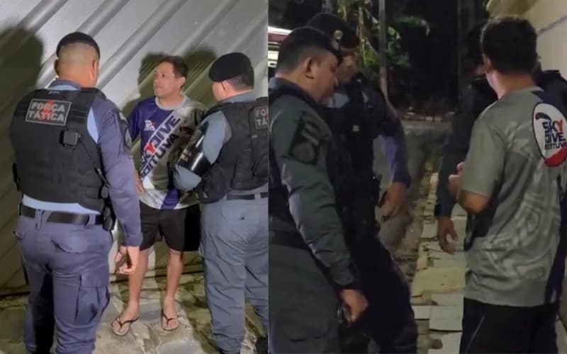 VÍDEOS: Morador do Alvorada ameaça e atira contra funcionário da operadora Vivo