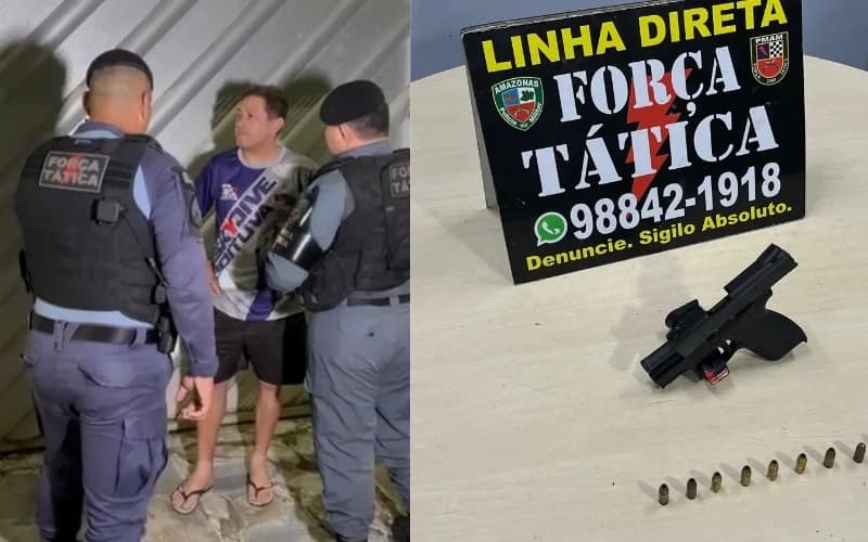 APARECEU: Polícia encontra arma usada por morador para ameaçar funcionário da Vivo no Alvorada