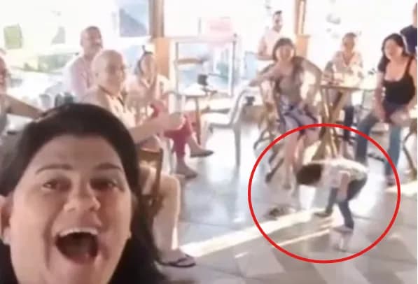 VÍDEO: Criança vomita ao aparecer em jornal ao vivo da Globo