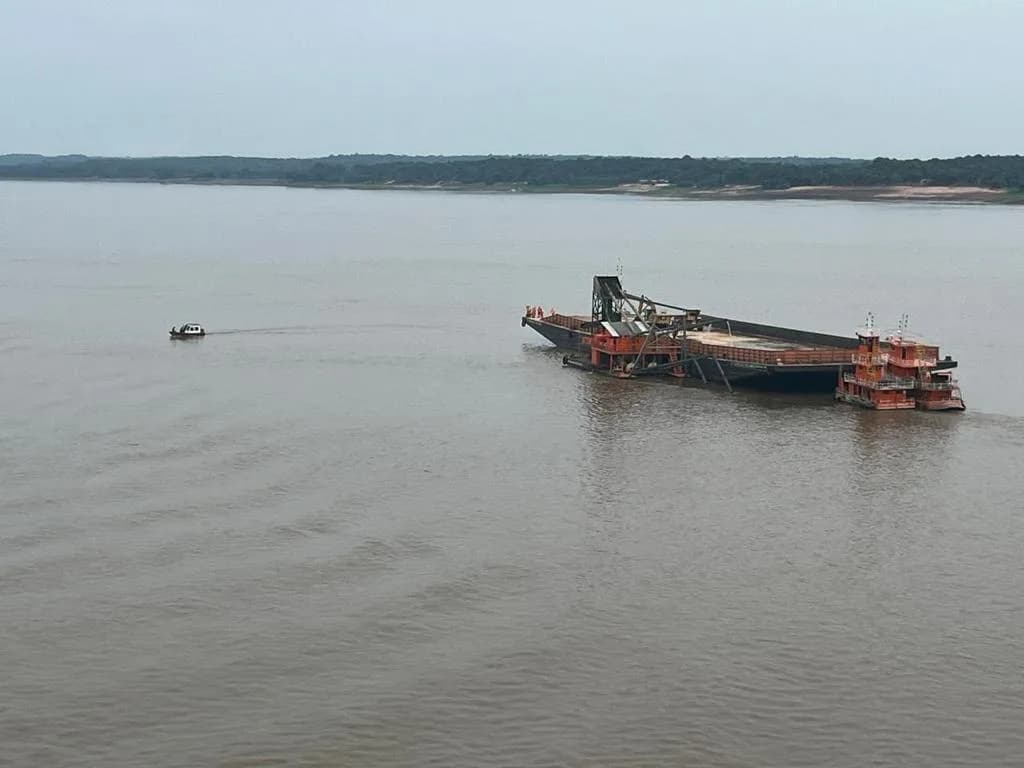 Dragagem em trechos do rio Amazonas deve começar nesta semana