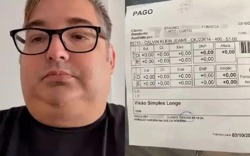 Advogado que foi chamado de ‘cliente trouxa’ em ótica desiste de processo