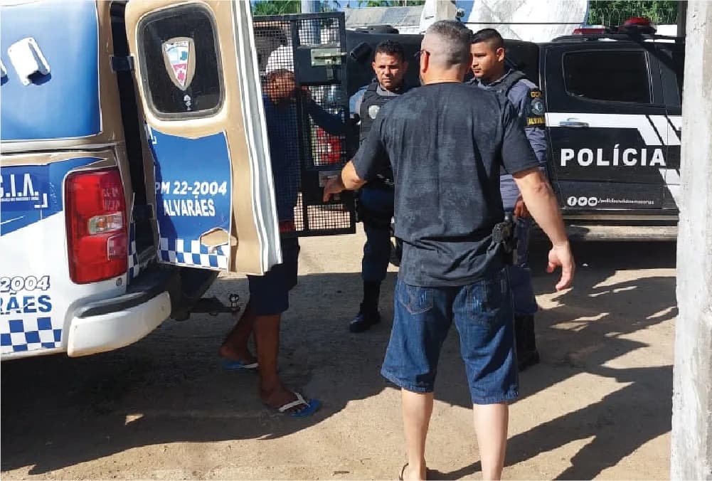 Homem é preso suspeito de agredir esposa com terçado em Alvarães