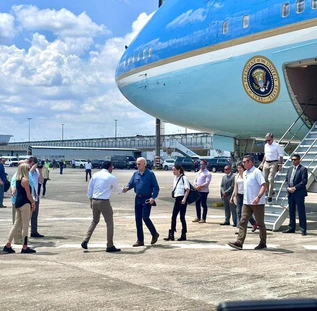 Wilson Lima pede abertura de escritório da Embaixada dos EUA em Manaus durante visita de Biden