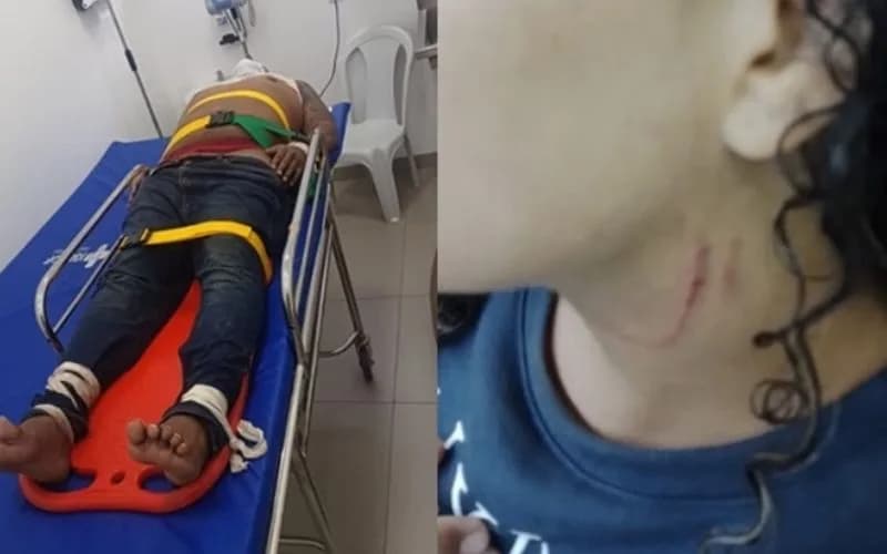 Homem agarra mulher pelo sutiã para estuprá-la e acaba convulsionando e tendo parada cardíaca