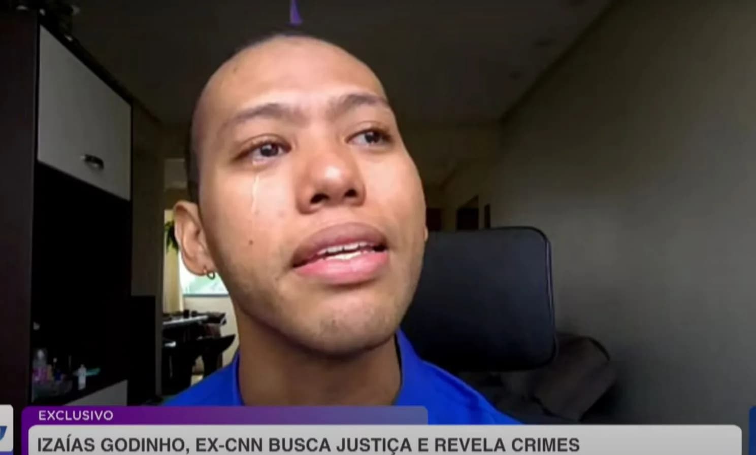 Ex-repórter da CNN, amazonense se emociona ao relembrar queda de prédio