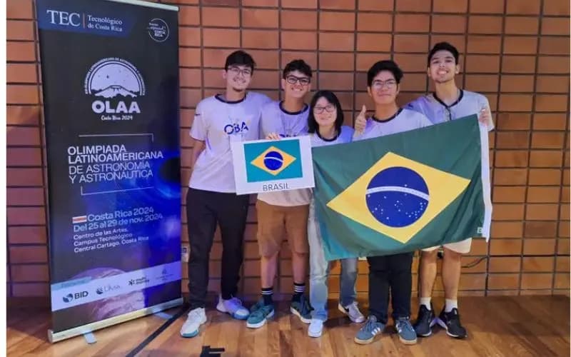 Brasileiros ganham medalhas em Olimpíada de Astronomia e Astronáutica