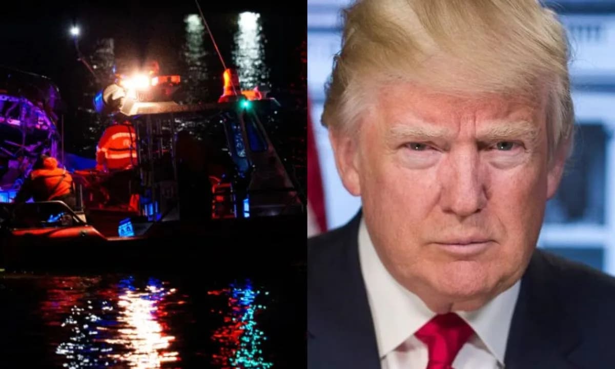 Trump culpa Joe Biden e política de diversidade por colisão entre avião e helicóptero