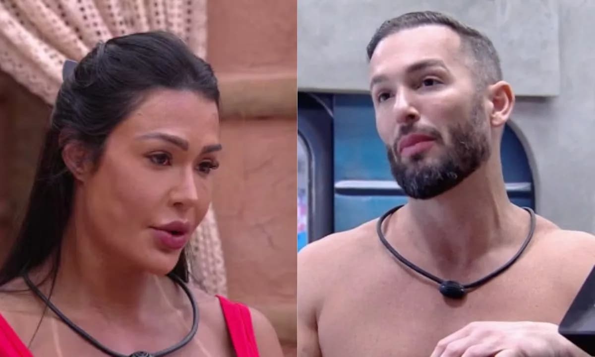 BBB25: “A postura dele aqui não tá maneira”, dispara Gracyanne Barbosa sobre brother