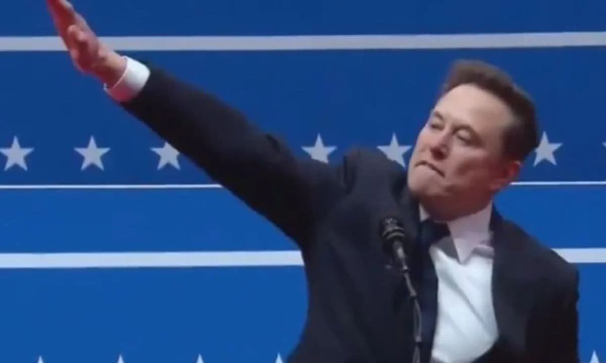 VÍDEO: Elon Musk causa polêmica após fazer gesto associado ao nazismo