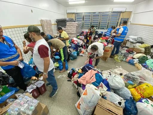Campanha mobiliza doações a vítimas de deslizamento de terra na Redenção