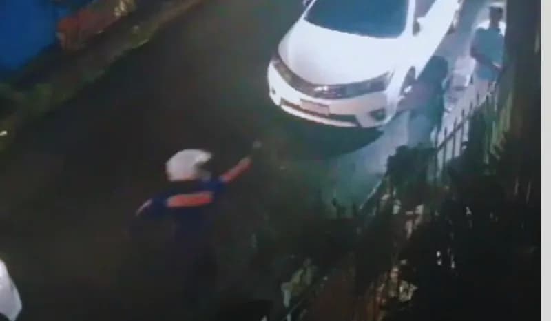VÍDEO: Casal é encurralado por criminosos durante assalto em Manaus