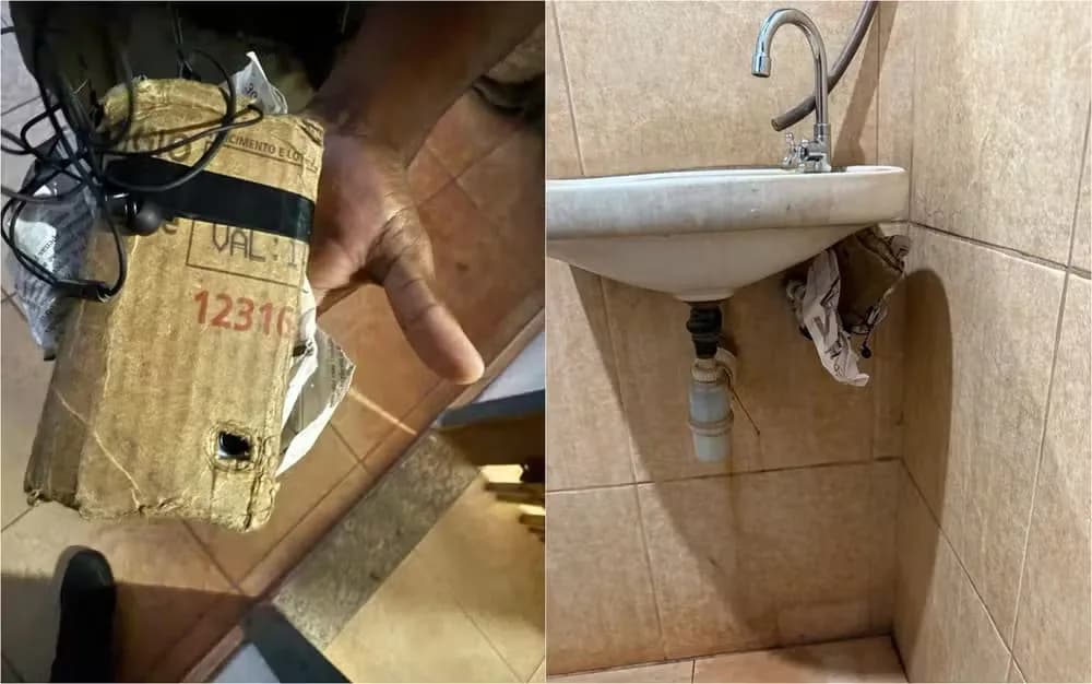 Funcionária encontra celular com câmera escondida em banheiro feminino de empresa, em GO