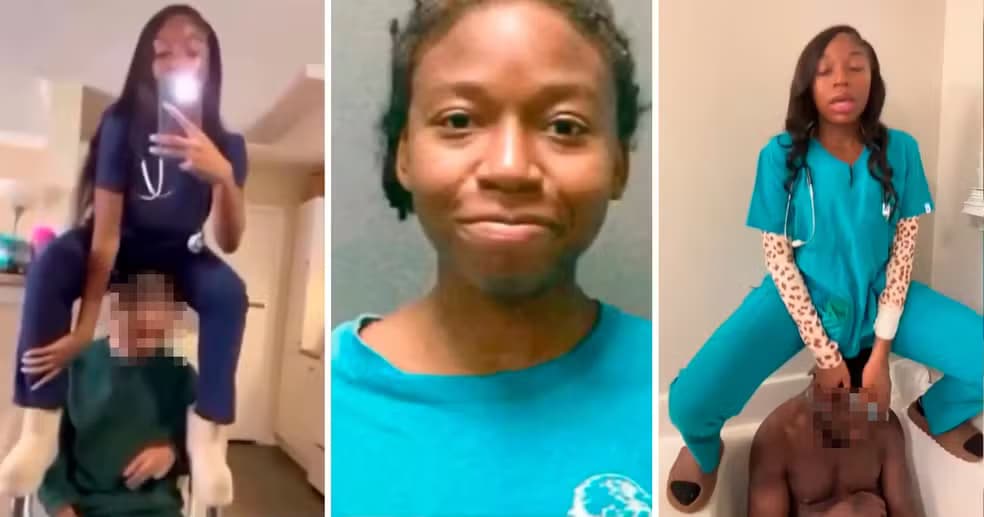 Enfermeira posta vídeos de dança em cima de pacientes e é demitida; veja