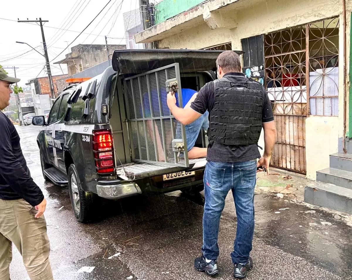 VÍDEO: Mais de 50 pessoas são presas por falta de pagamento de pensão alimentícia em Manaus