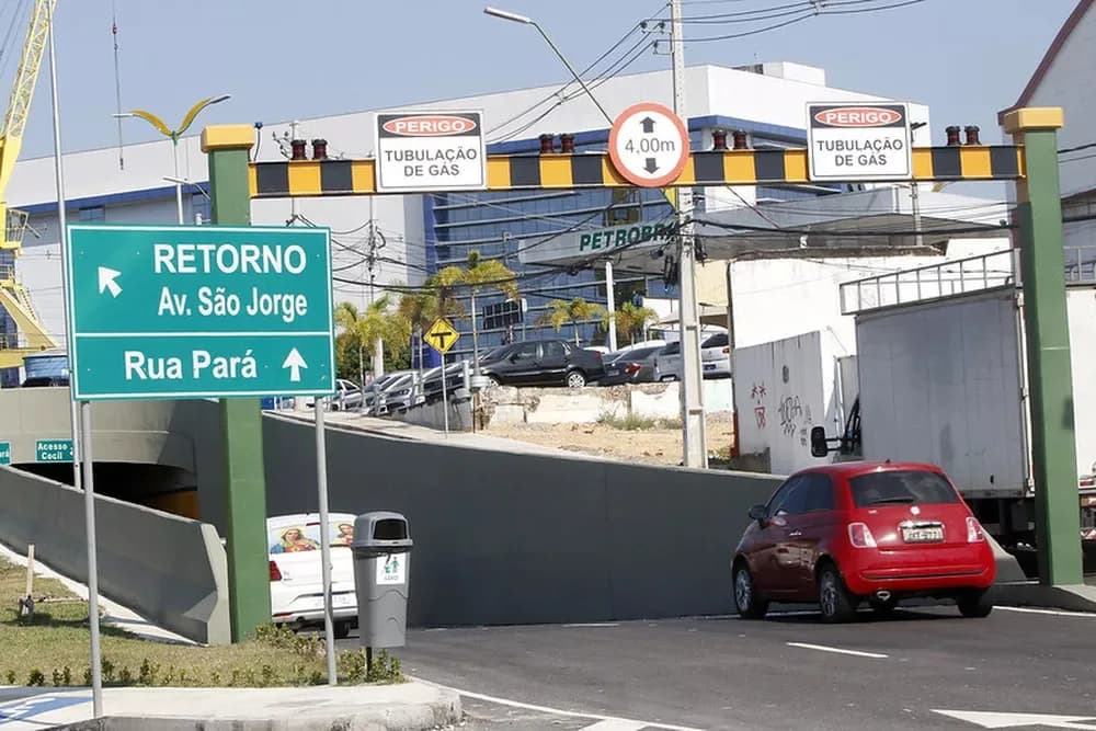 Passagem subterrânea no São Jorge é interditada para reparos: Veja as mudanças no trânsito da região