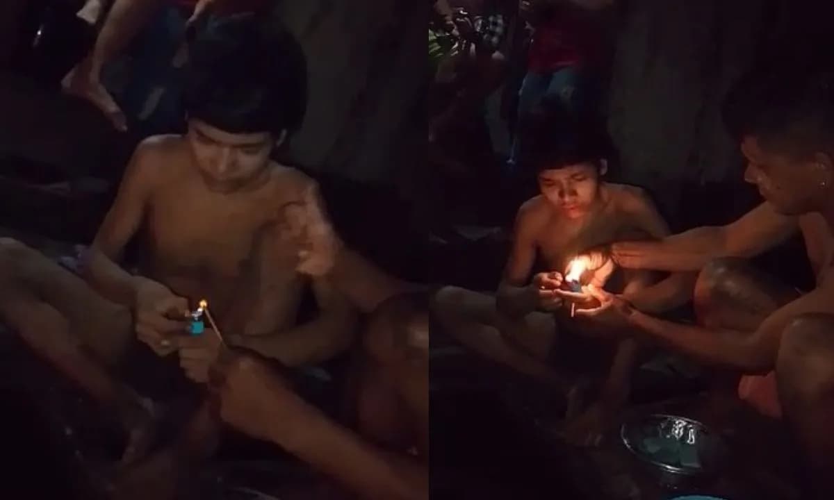 VÍDEO: Indígena isolado faz contato com ribeirinhos no Amazonas; Funai monitora situação