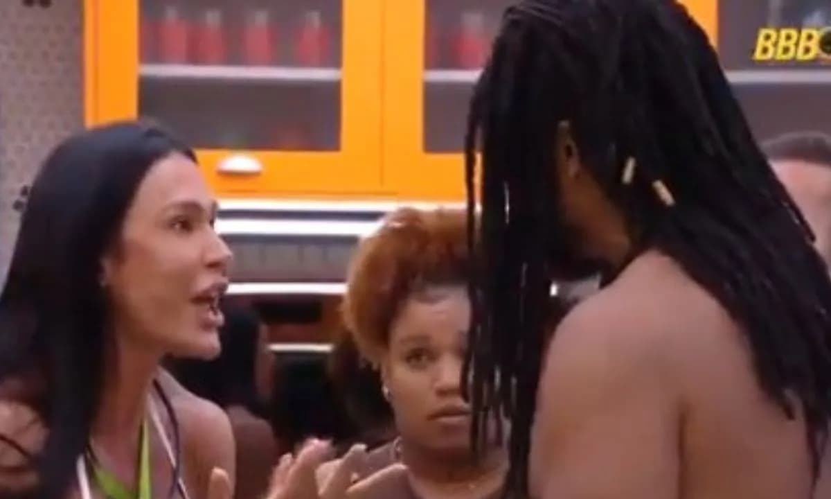 BBB25: “Um homem de m3rda para mim”, disparou Gracyanne em discussão com Diego