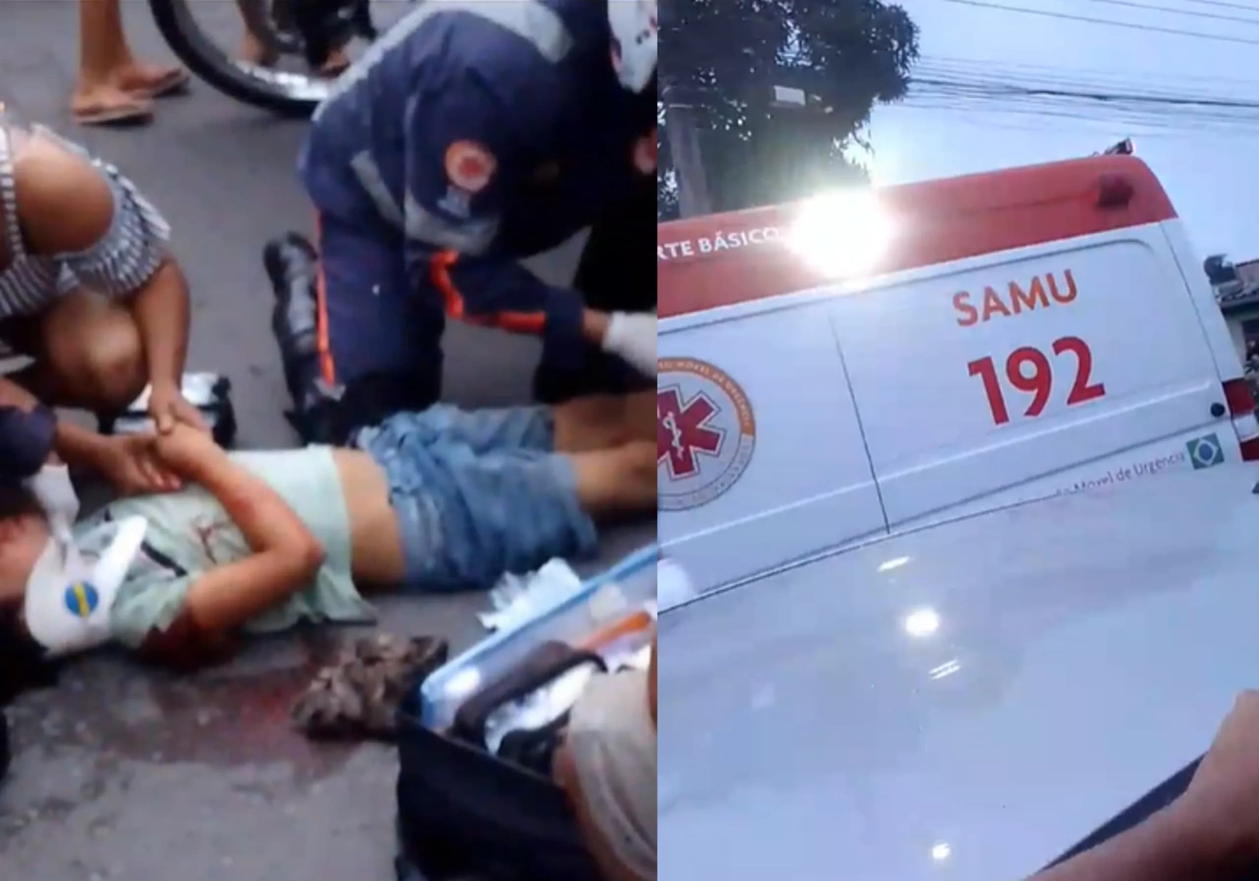 VÍDEOS: criança é atropelada por motocicleta no Cidade de Deus