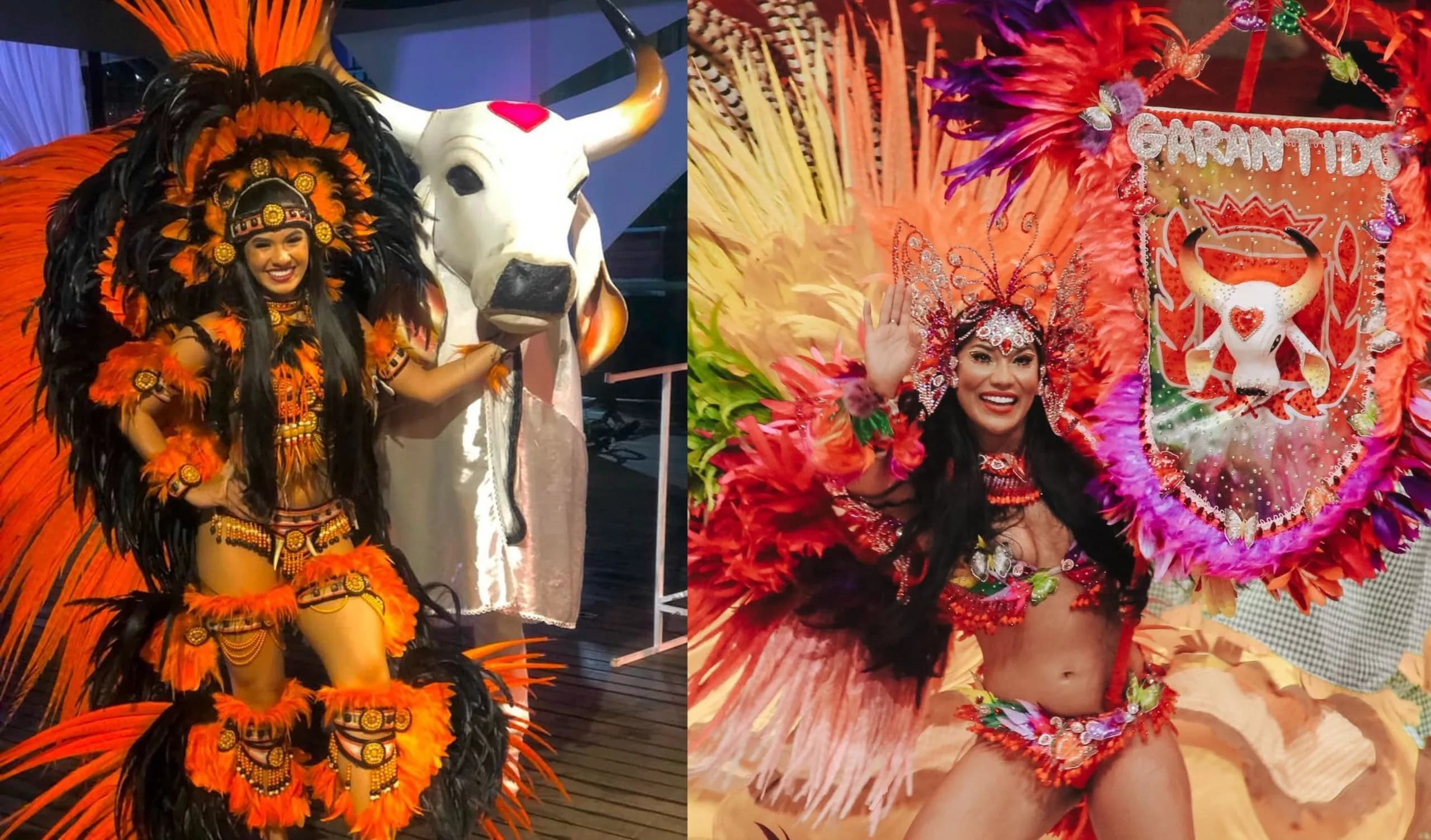 Boi Garantido anuncia Jevenny Mendonça como nova porta-estandarte e Lívia Christina como rainha do folclore