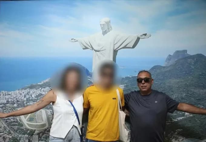 VÍDEO: Turista gaúcho morre em escadaria do Cristo Redentor e nora afirma demora em atendimento médico