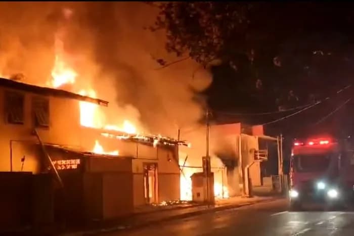 VÍDEO: Incêndio em abrigo mata 4 pessoas e deixa feridos no interior de São Paulo