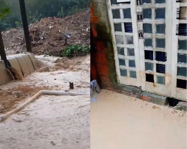 Morador da Comunidade Fazendinha denuncia novo alagamento nesta sexta-feira (21/3)