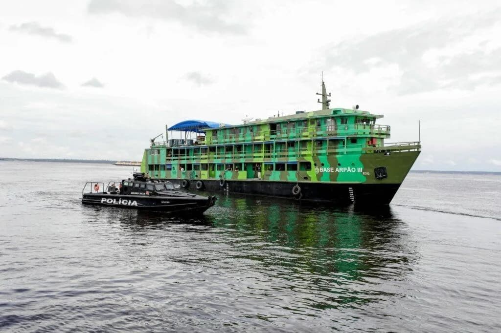 Base Fluvial Arpão 3 é inaugurada para o combate ao crime organizado no Rio Solimões