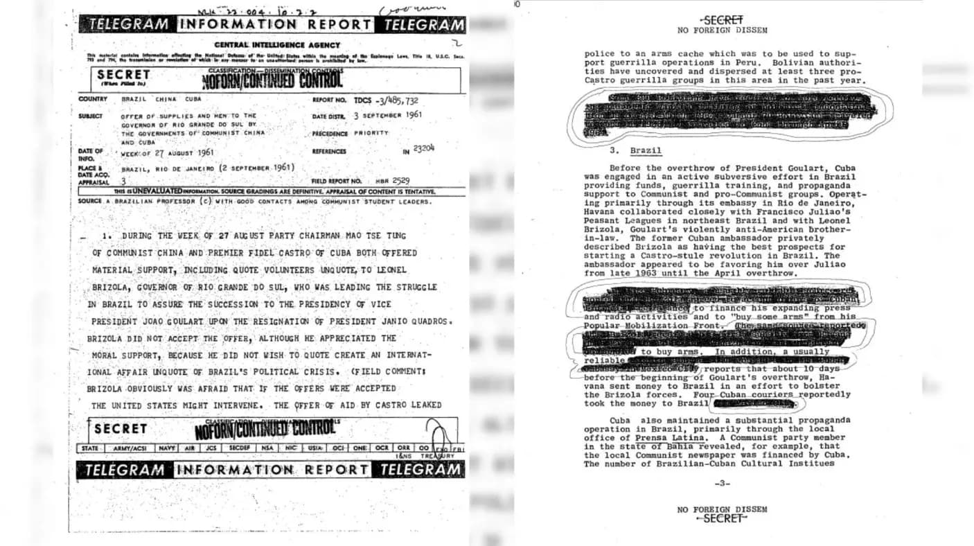 Arquivos sigilosos sobre assassinato de John F. Kennedy citam Brasil