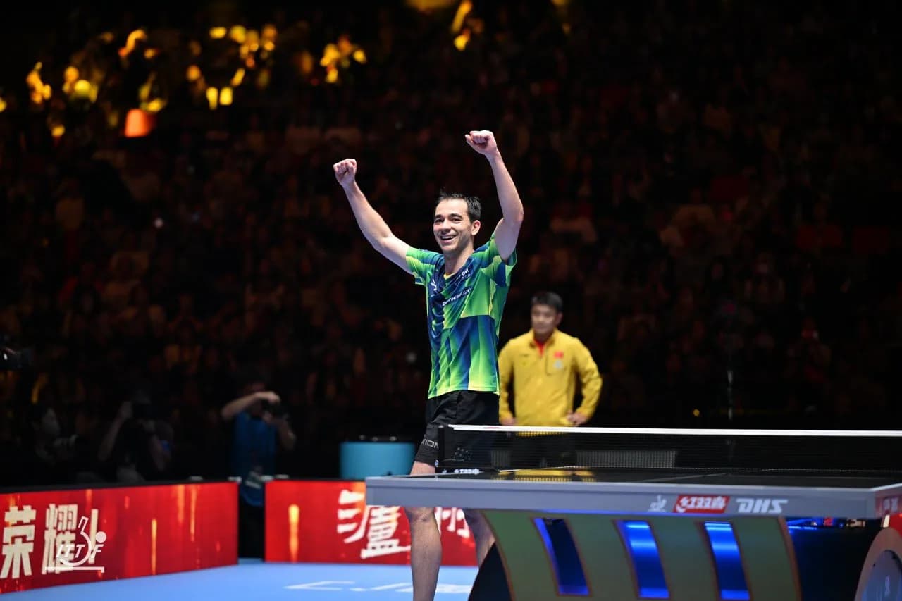Histórico! Hugo Calderano conquista título inédito na Copa do Mundo de Tênis de Mesa; vídeo