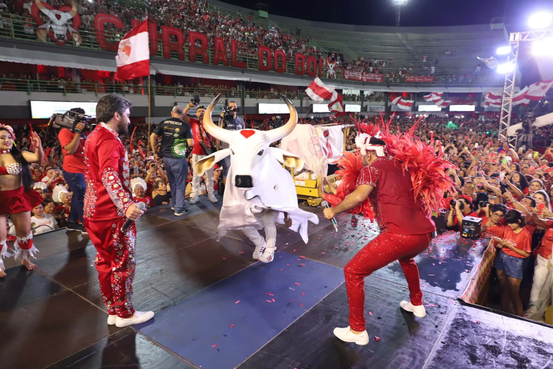 Boi Garantido realiza segundo Curral no Sambódromo neste sábado (19) com celebração aos povos indígenas