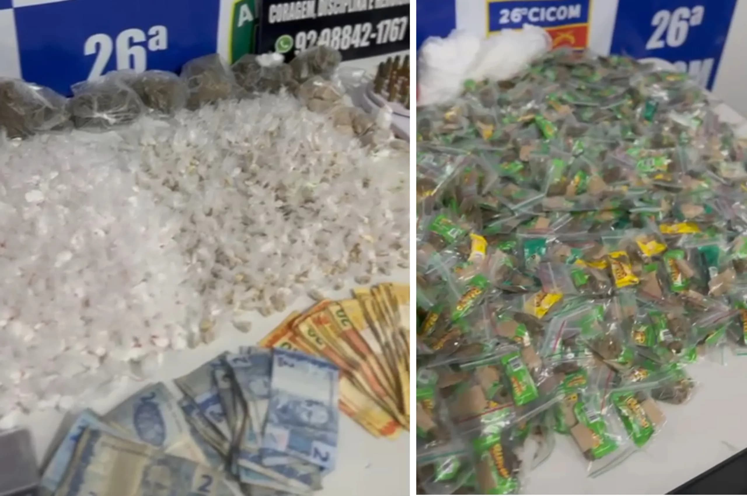 VÍDEO: Jovem é preso com grande quantidade de drogas e munições no bairro Santa Etelvina