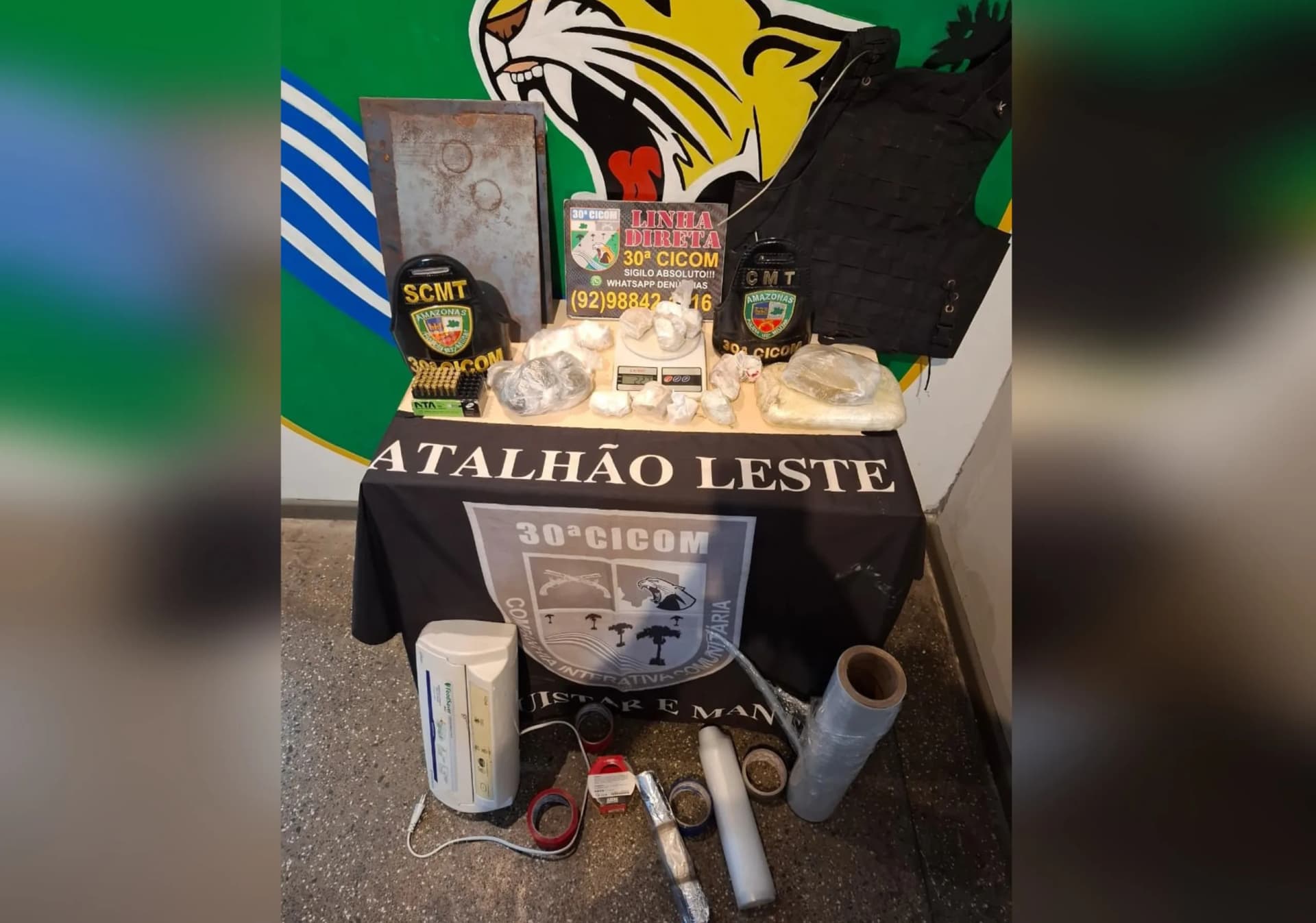 Polícia descobre laboratório de drogas em kitnet na zona Leste de Manaus após denúncia