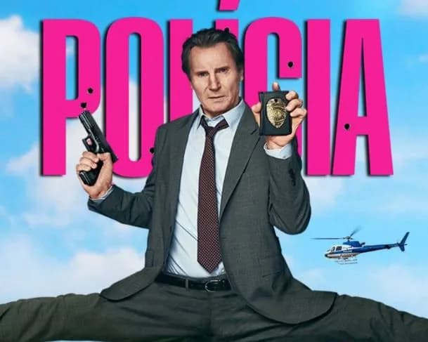 Liam Neeson aparece de minissaia em trailer de “Corra que a Polícia Vem Aí”