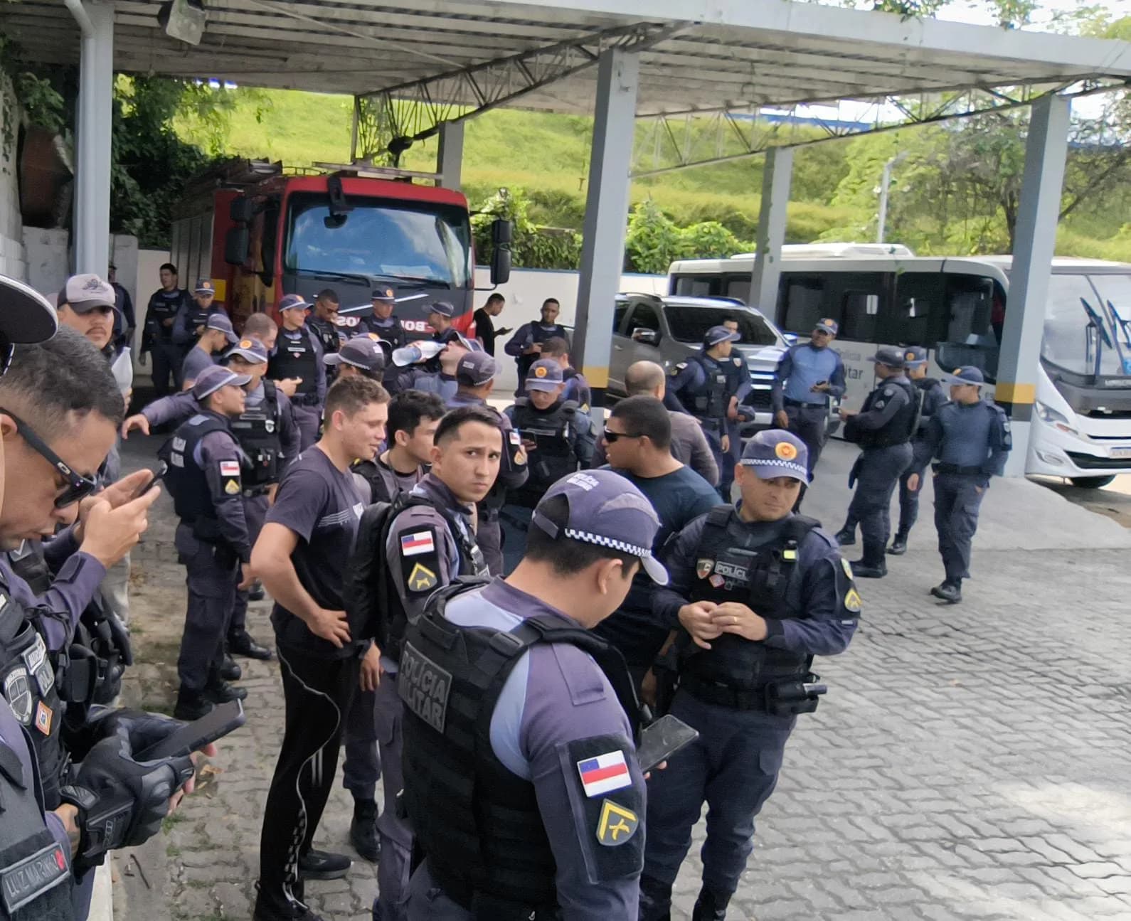 Policiais militares organizam manifestação por melhores condições de trabalho