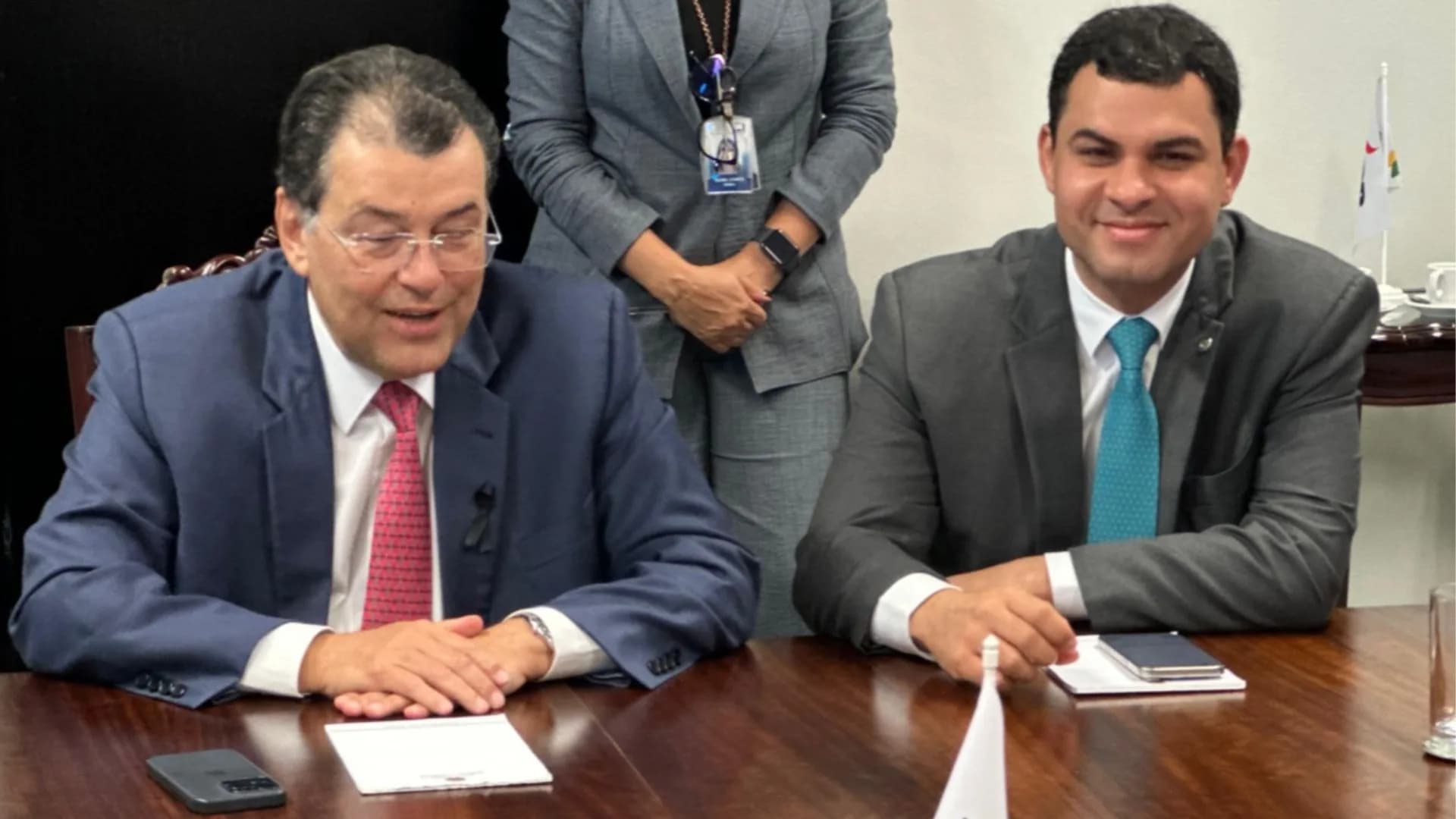 Em Brasília, Braga e Saullo Vianna se reúnem com prefeitos do AM em busca de parcerias políticas