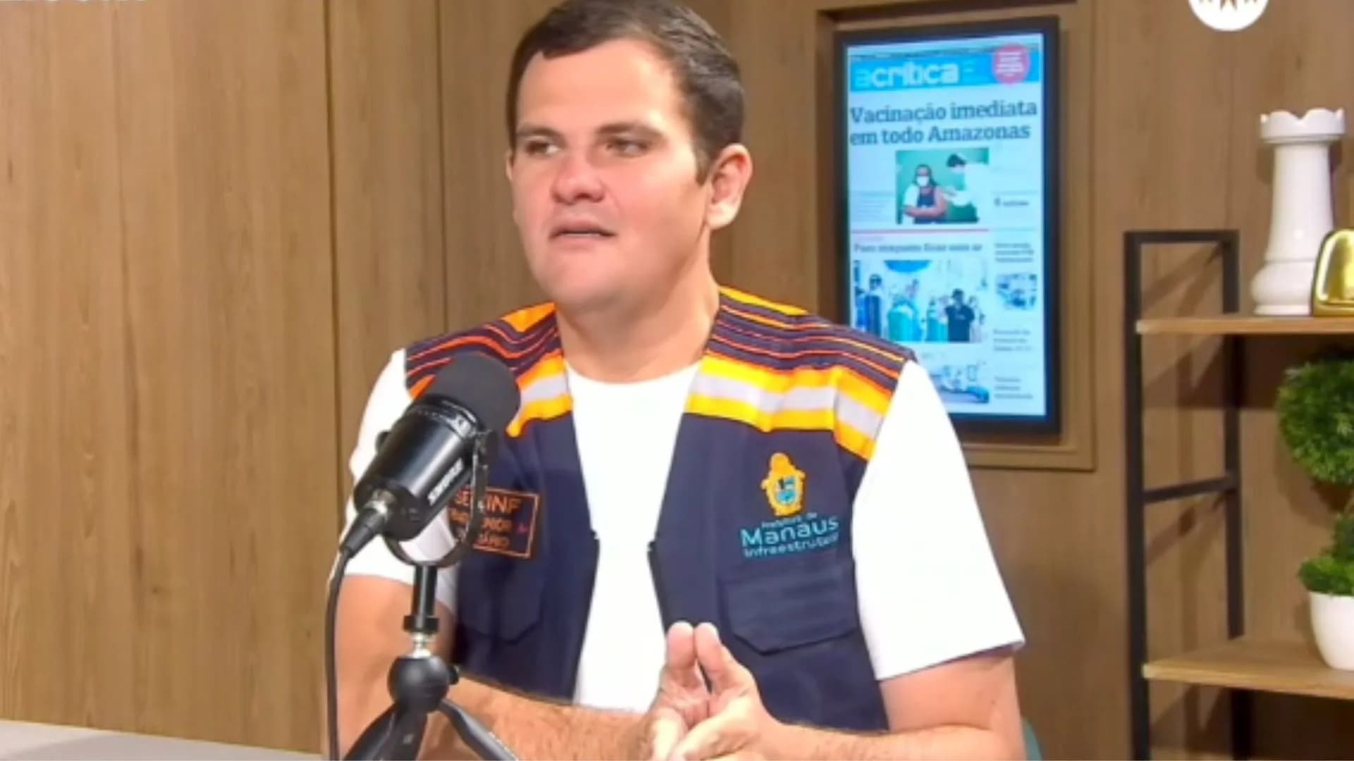 “O que ele disser, eu vou acreditar que é a mão de Deus sobre a vida dele falando para mim”, declara Renato Junior sobre o prefeito David Almeida