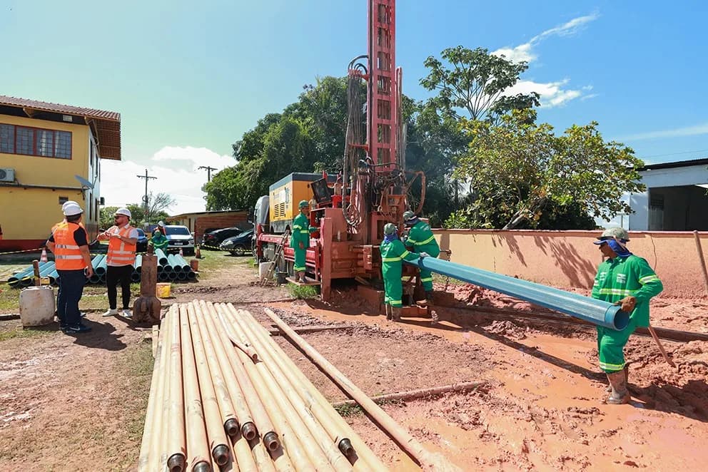 Prosai acelera obras para levar água potável e rede de esgoto a Parintins