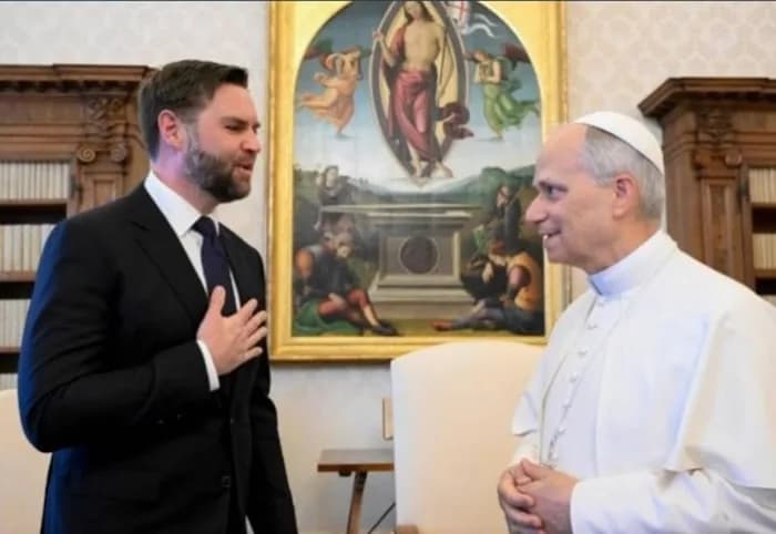 Papa Leão XIV encontra vice-presidente dos EUA, JD Vance, e pede fim dos conflitos no mundo