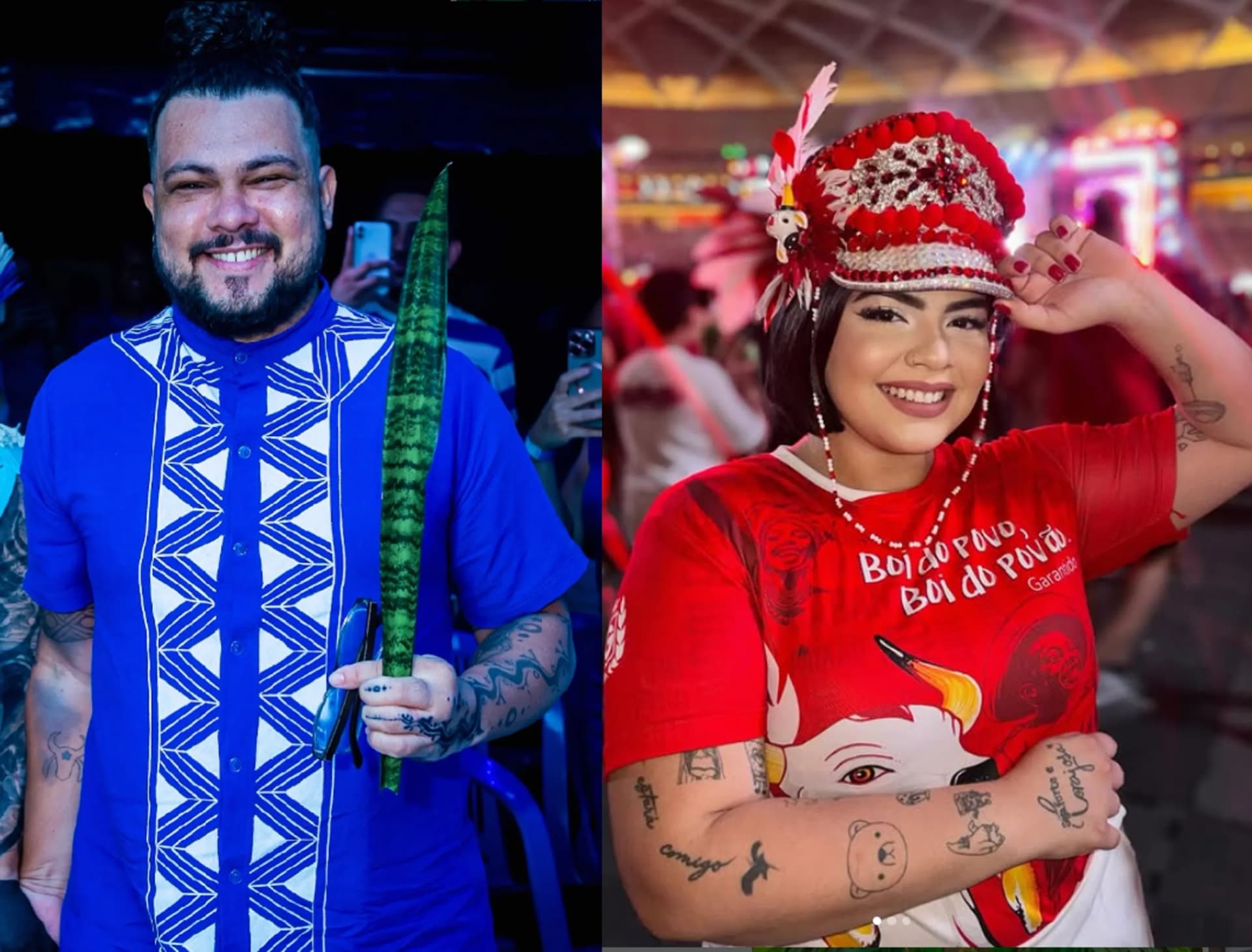 Confusão entre influenciadores ligados aos bois Garantido e Caprichoso marca noite em casa de show em Manaus