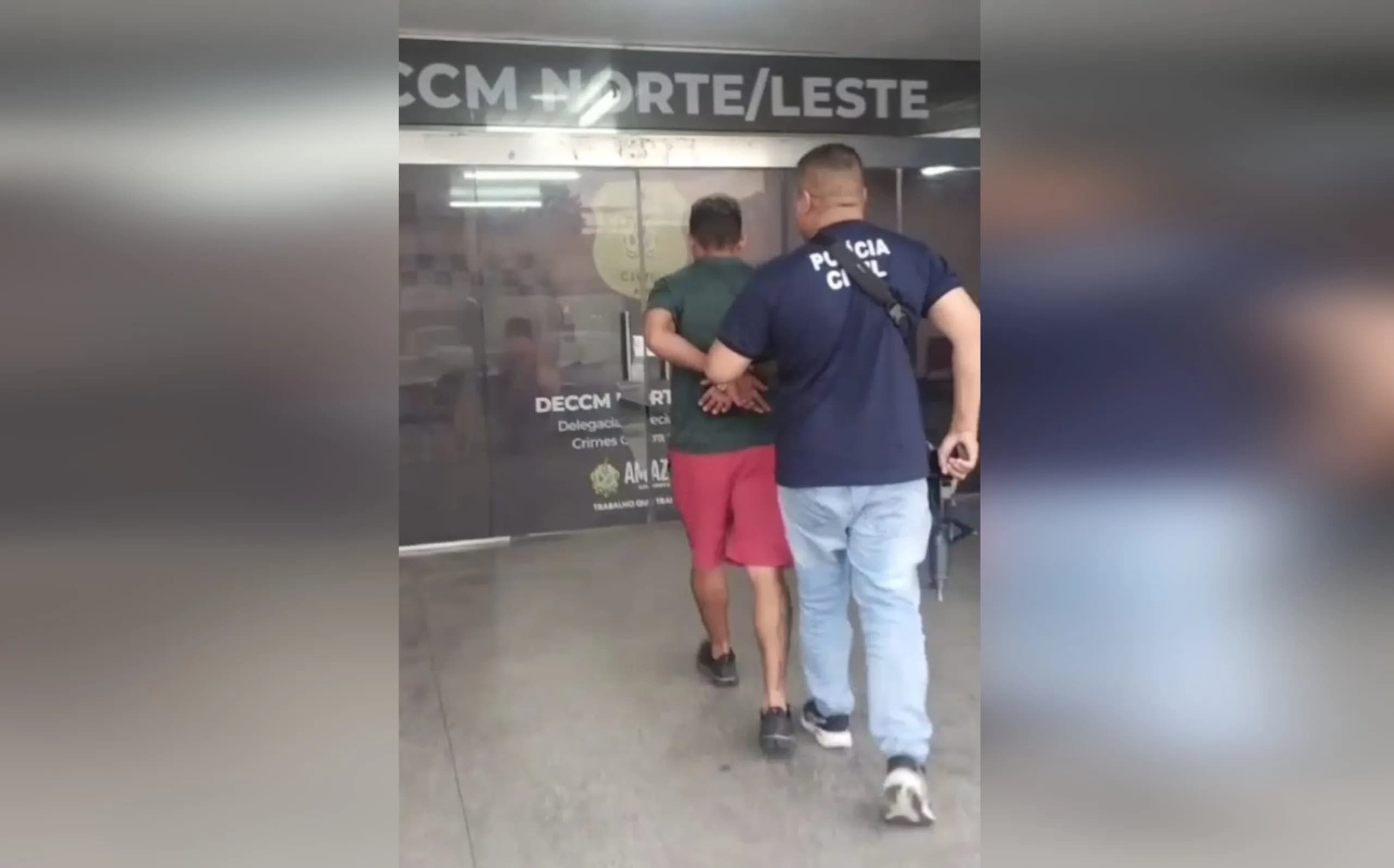 Agressor é preso por espancar ex e enviar áudios com ameaças em Manaus