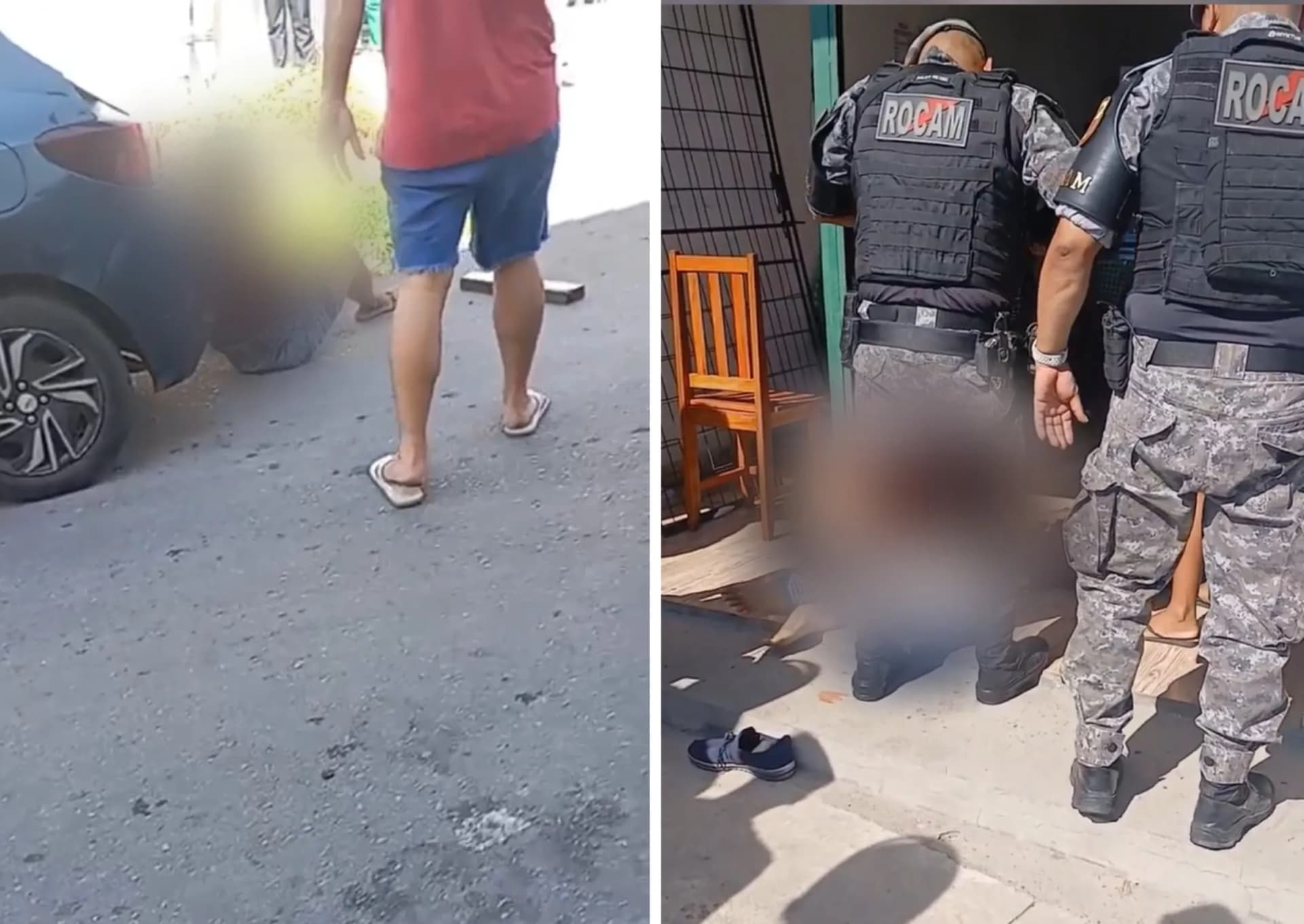 VÍDEO: Suspeito de roubo é imobilizado por populares na Zona Leste de Manaus