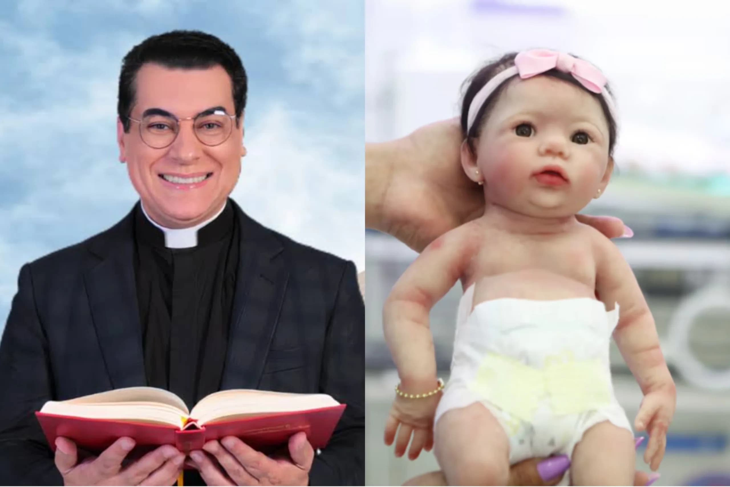 Padre se nega a batizar bebês reborn: “Essas situações devem ser encaminhadas ao psiquiatra”