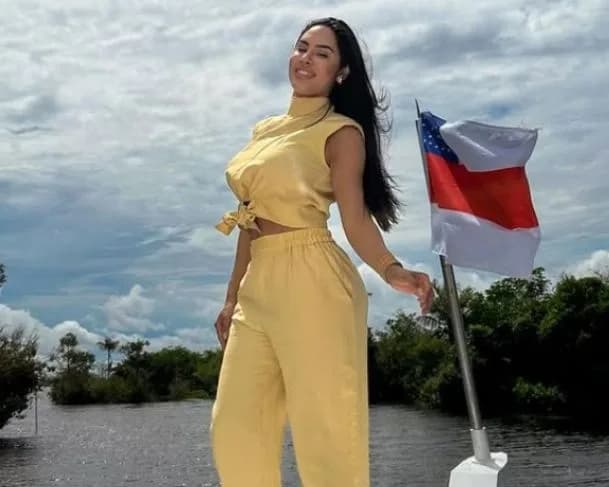 Festival da Cunhã: Isabelle Nogueira se veste com as cores do Amazonas para o evento