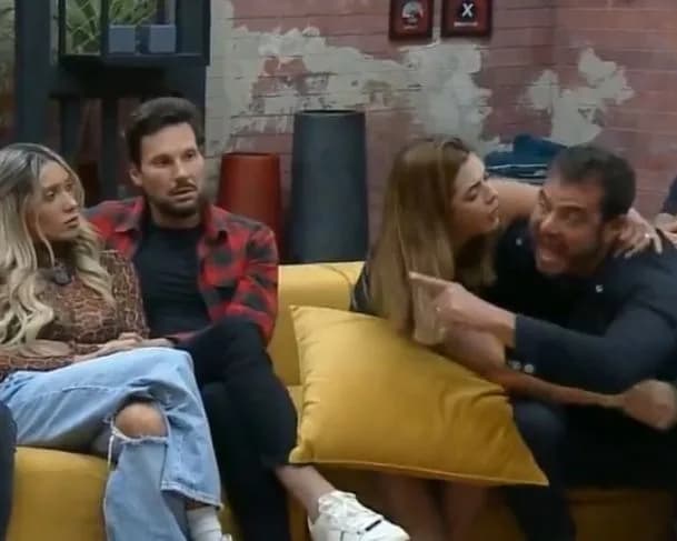 Power Couple Brasil: Dhomini surta e fica descontrolado ao vivo durante D.R.