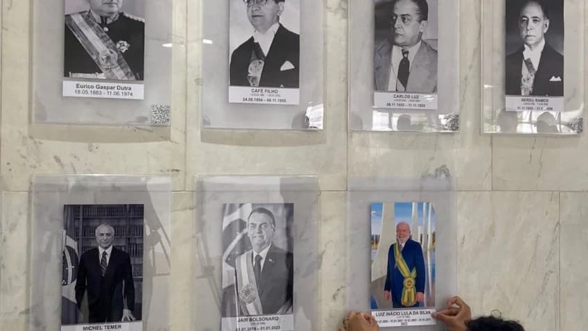 Planalto muda galeria de ex-presidentes por pedido de Lula e Janja; entenda