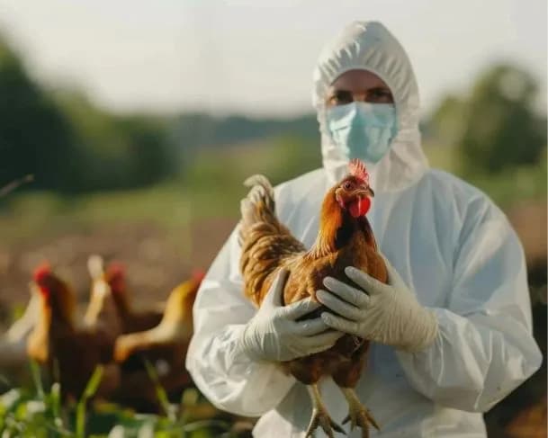 Funcionário de granja é isolado após apresentar sintomas de gripe aviária