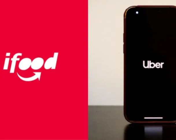 Uber e IFood anunciam parceria para integração de serviços no Brasil